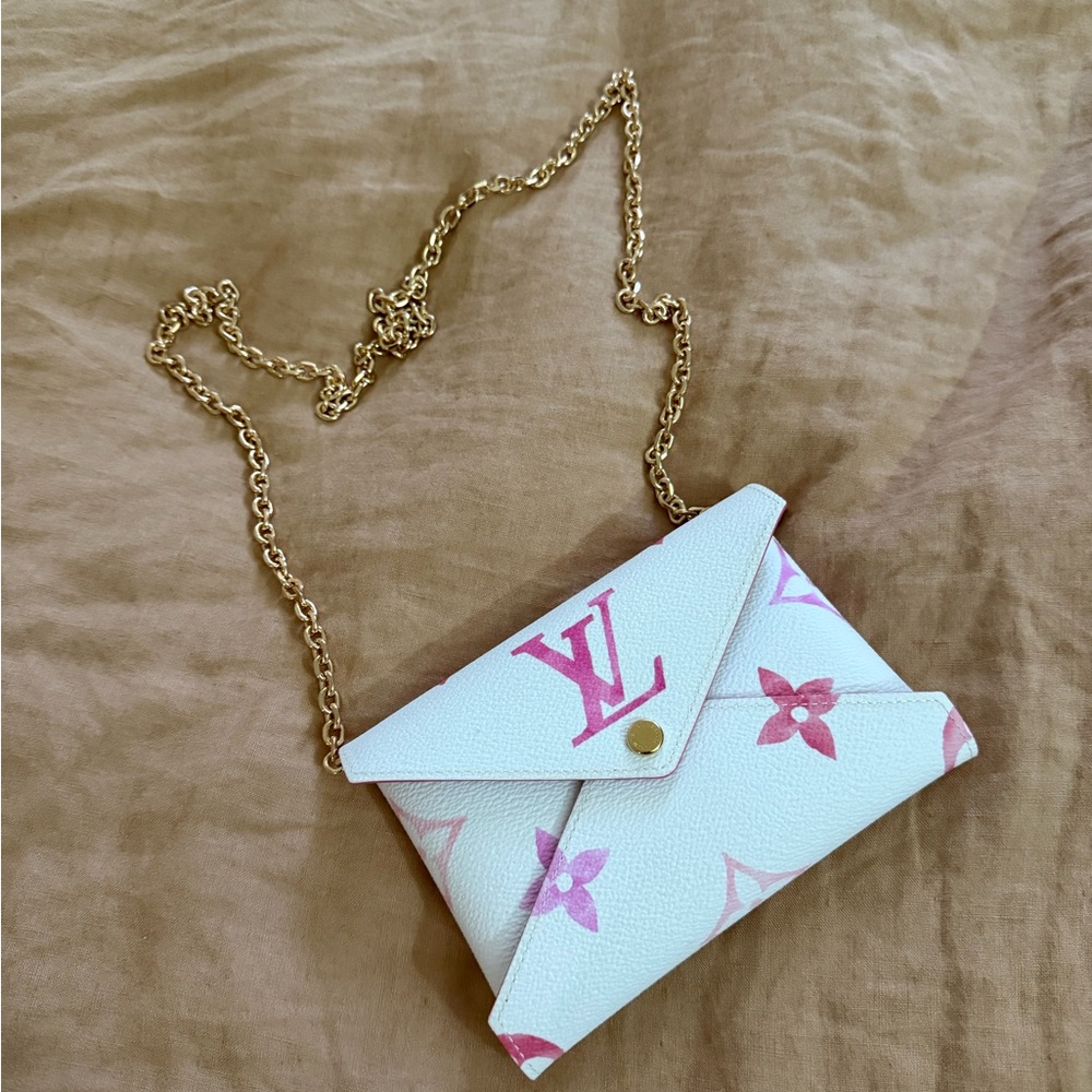 Louis Vuitton by the Pool 2.0 Kirigami Pochette Pouch Medium Pink Watercolor